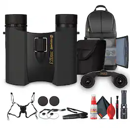 Nikon - 10x25 DCF Sportstar EX WP Black Binoculars | Compact Waterproof Folding Design + More