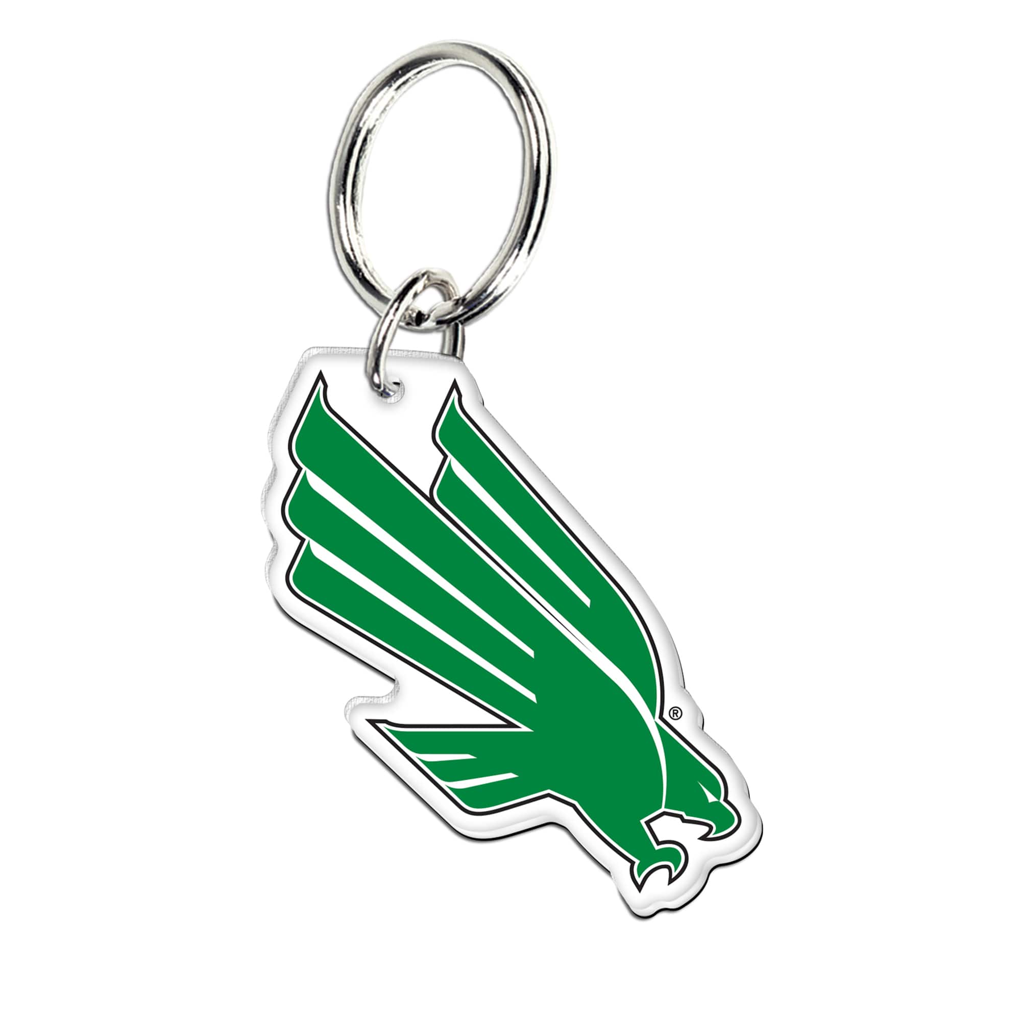 Photos - Wallet North WinCraft -  Texas Mean Green Premium Acrylic Team Key Ring - Multicolor 4834607 
