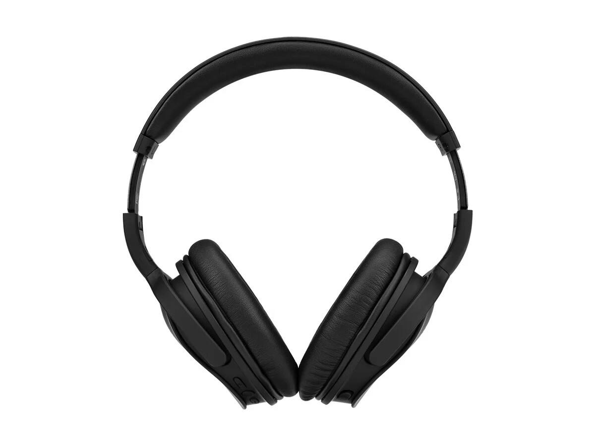 Left. Monoprice - Monoprice BT-300ANC Active Noise Cancelling (ANC) Bluetooth Headphones - Stereo - Mini-phone (3.5mm) - Wired/Wireless - Black.