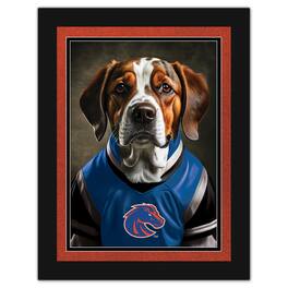 Fan Creations - Boise State Broncos 12'' x 16'' Framed Dog In Jersey Print - Multicolor