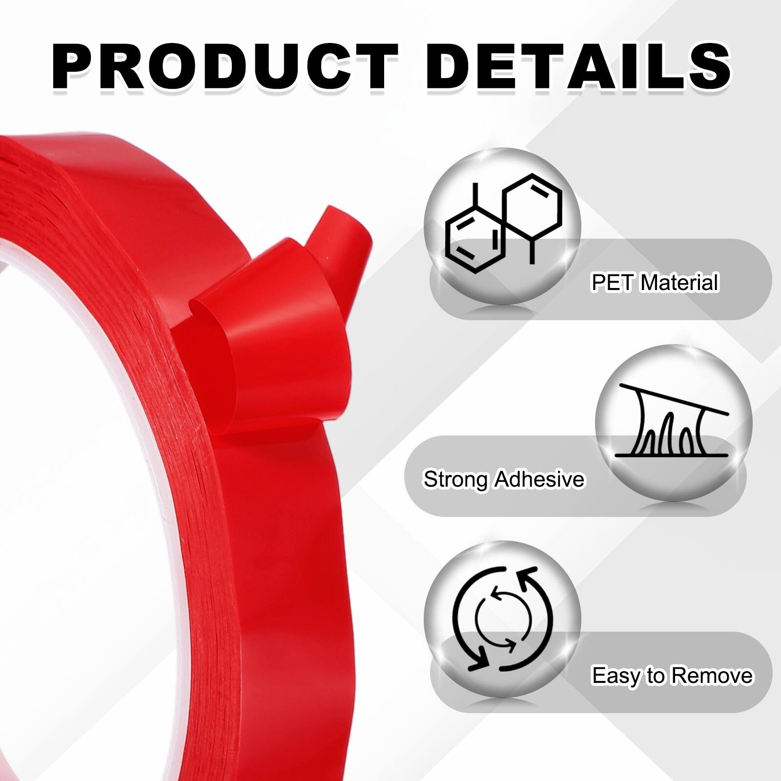 PRODUCT DETAILS

- PET Material
- Strong Adhesive
- Easy to Remove