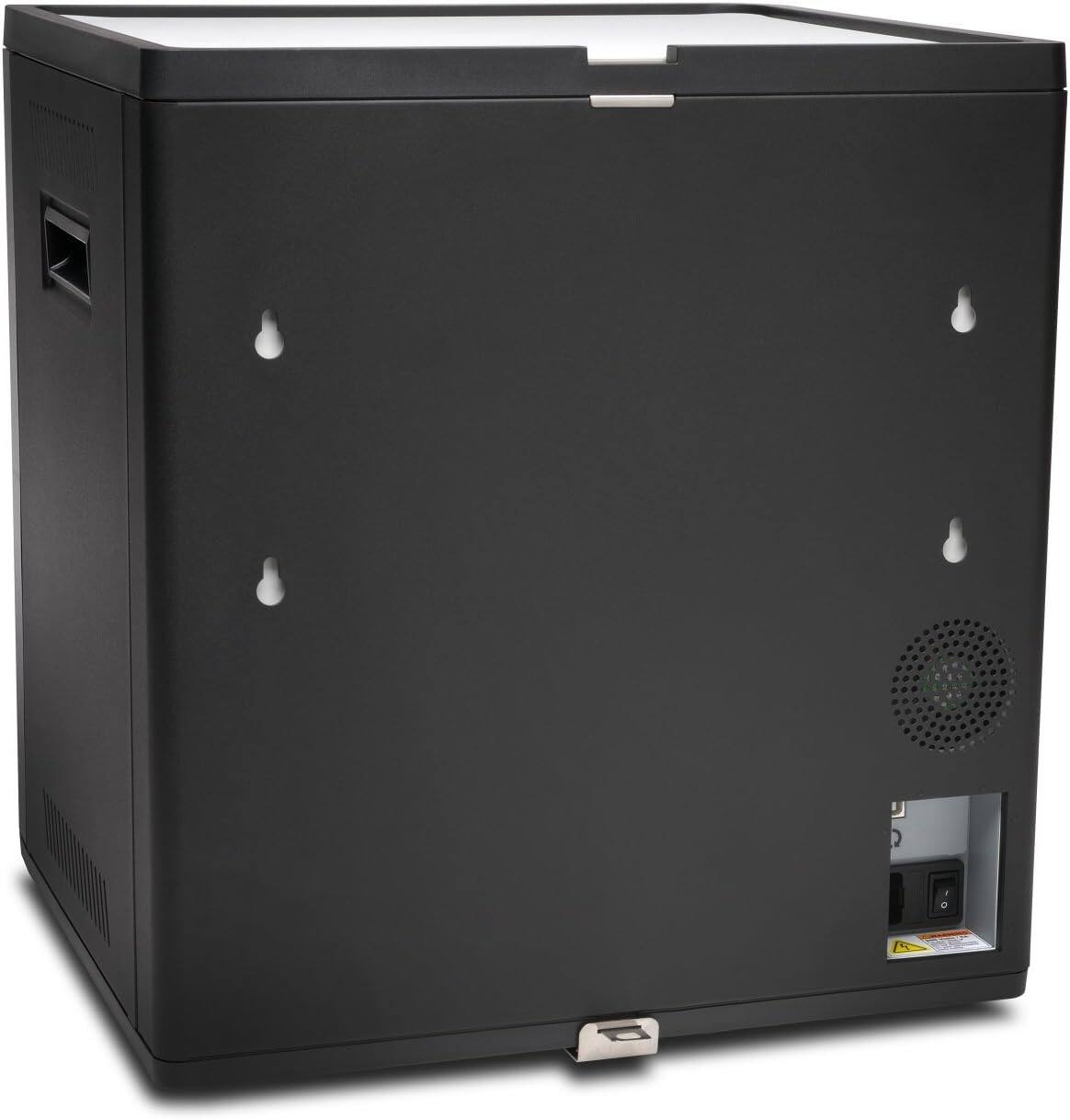 Back. Kensington - K67862AM Charge & Sync Lockable Cabinet for 10 Tablets, Universal iOS/Android, TAA Compliant, Keyed Retracting Door.
