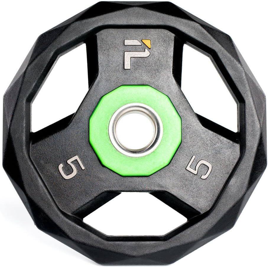 Power Systems - CardioBarbell Pump Plate - 5lbs Barbell Weight for Strength Training - Black
