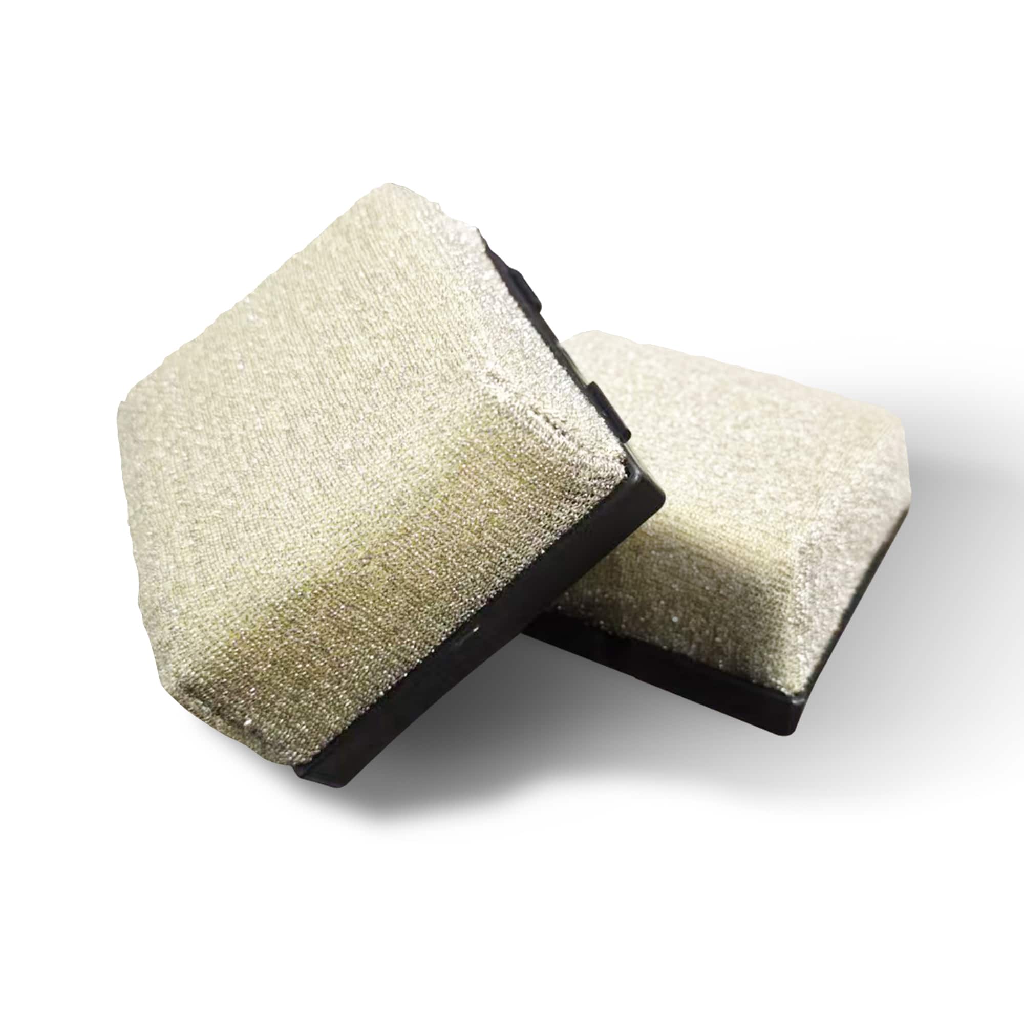 FEASTO - 2-Pack Bristle-Free Grill Brush Replacement Heads with Thermal-Sensitive Steam Sponge