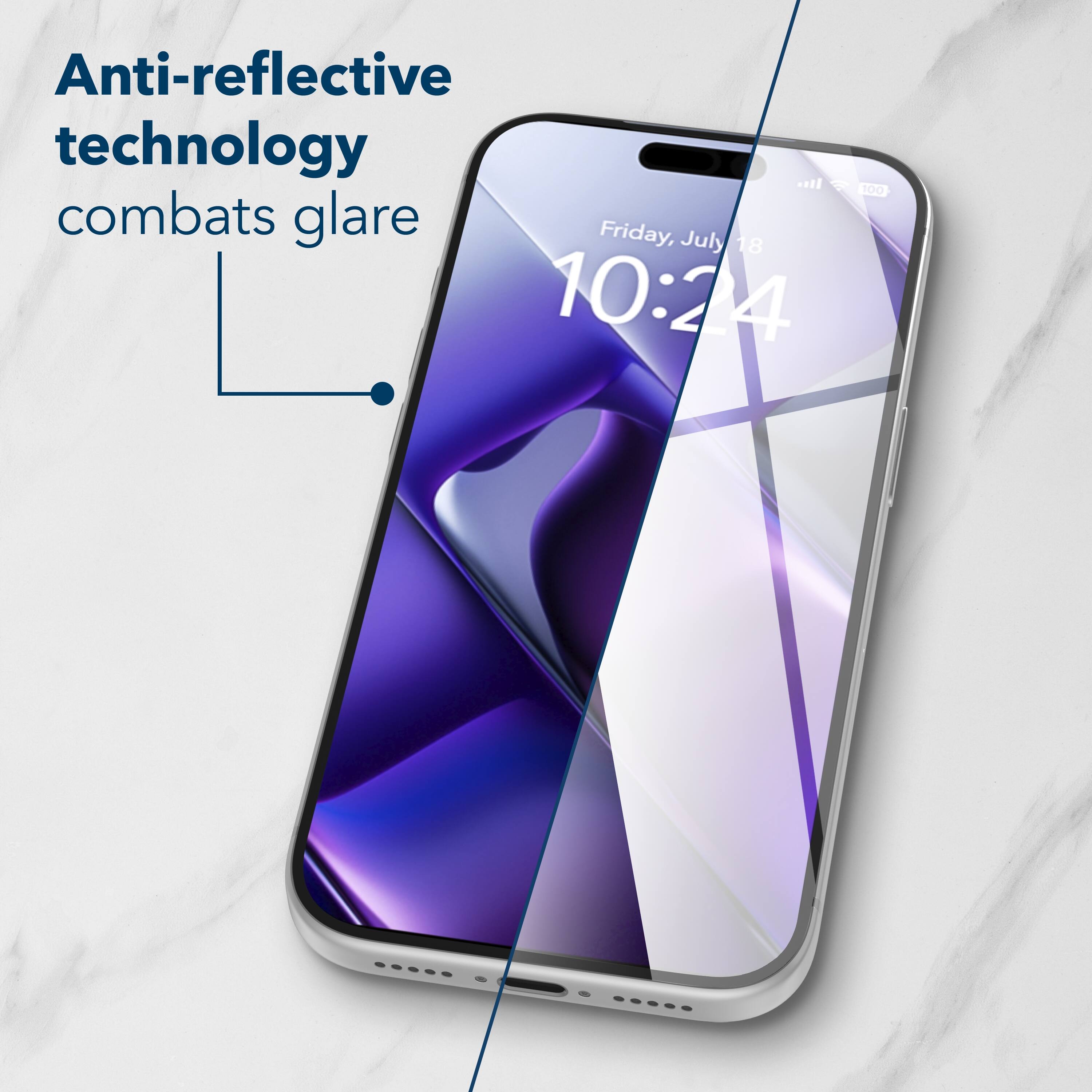 Anti-reflective technology 100 combats glare  
Friday, July 18 10:24