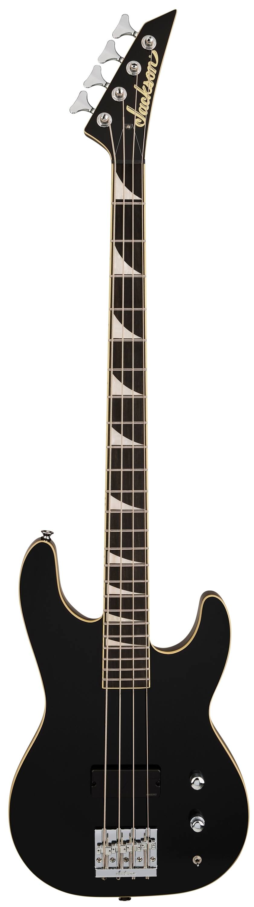 Angle. Jackson - Jackson Pro Plus Limited Edition Pure Metal Concert Bass Guitar (Gloss Black).