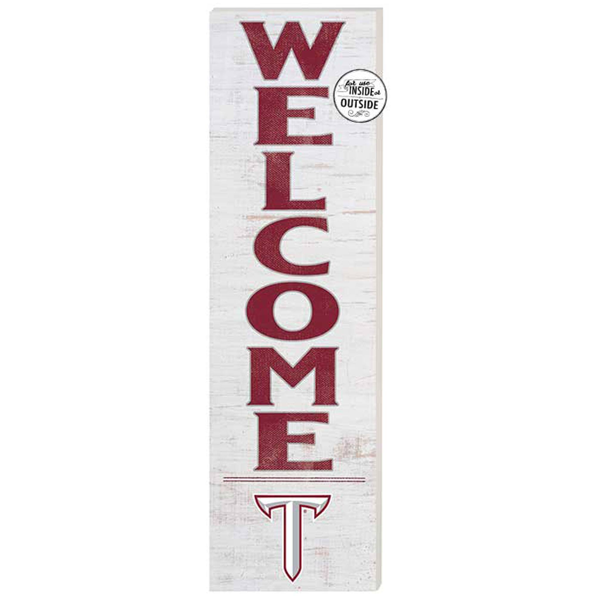 Troy University Trojans 10'' x 35'' Indoor/Outdoor Welcome Sign