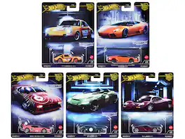 "Exotic Envy" 5 piece Set "Car Culture" 2024 Series G Diecast Model Cars by Hot Wheels