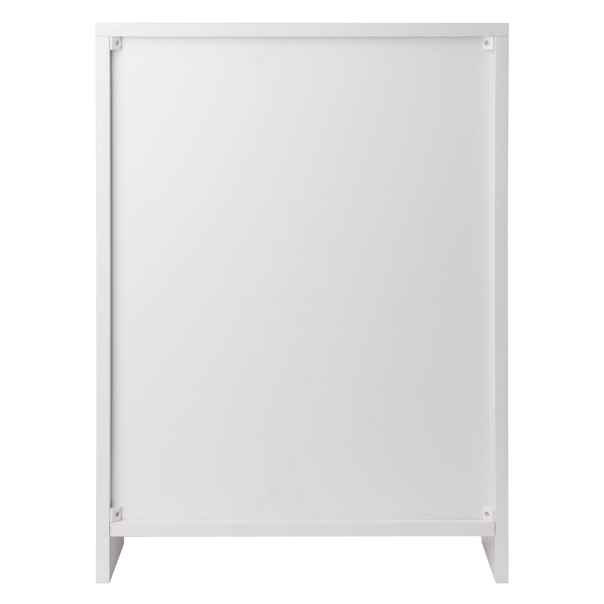 Alt View 4. Winsome Wood - Nova 1-Drawer Storage Cabinet - White.