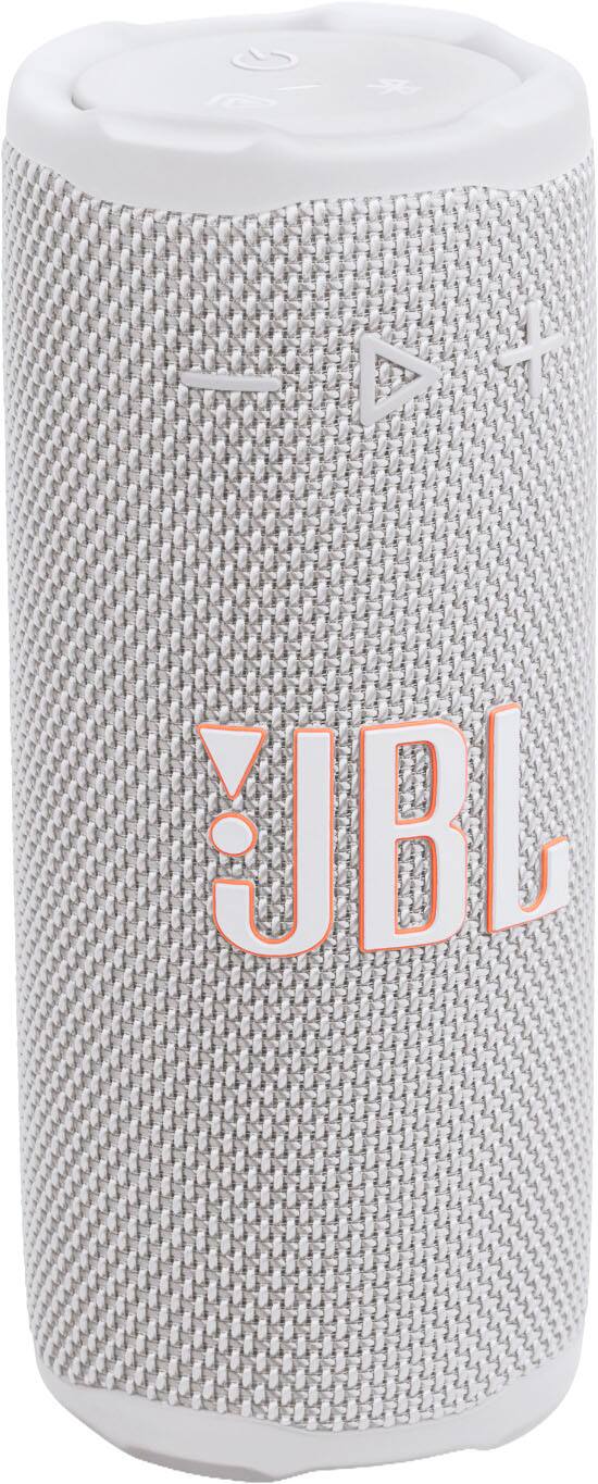 Left. JBL - Grip Portable Wireless Speaker with Built-In Light - 2025 - White.