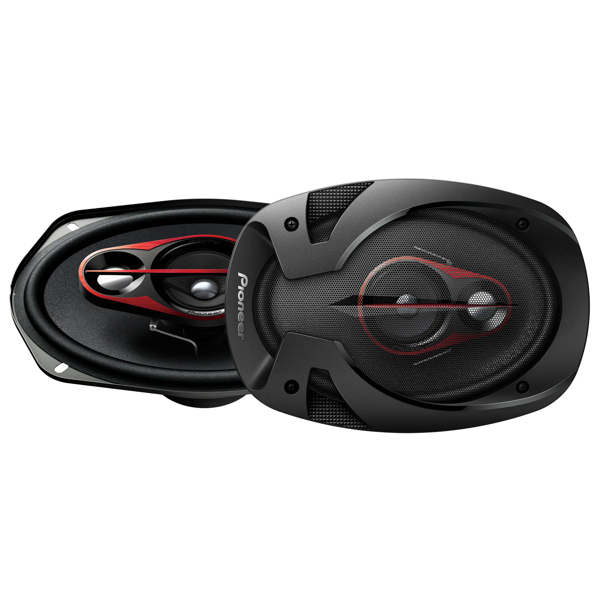 Pioneer - 6" x 9" - 3-way, 400 W Max Power, Coaxial Speakers (pair) - Black