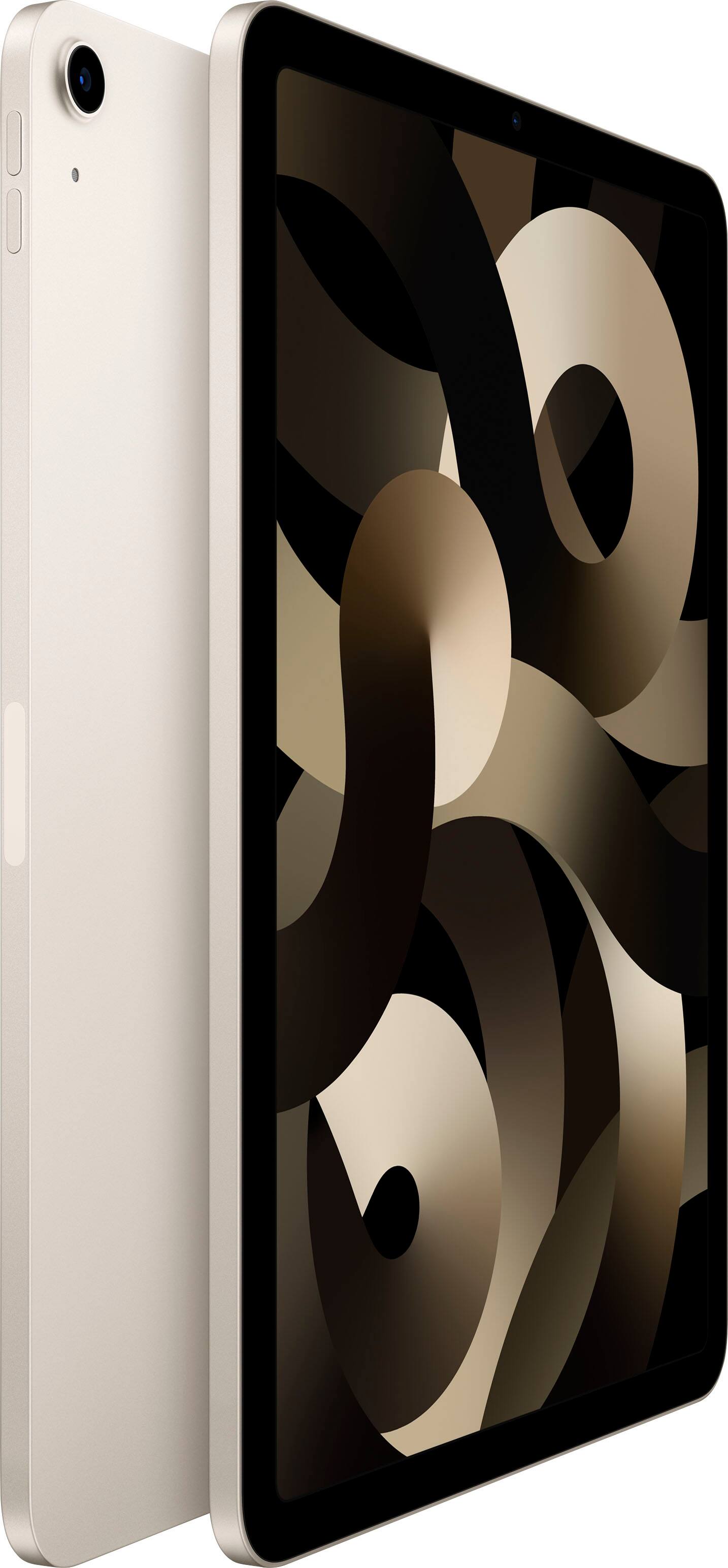 Alt View 1. Apple - Certified Refurbished - Apple 10.9-Inch iPad Air - (5th Generation) (2022) Wi-Fi + Cellular - 64GB - Starlight.