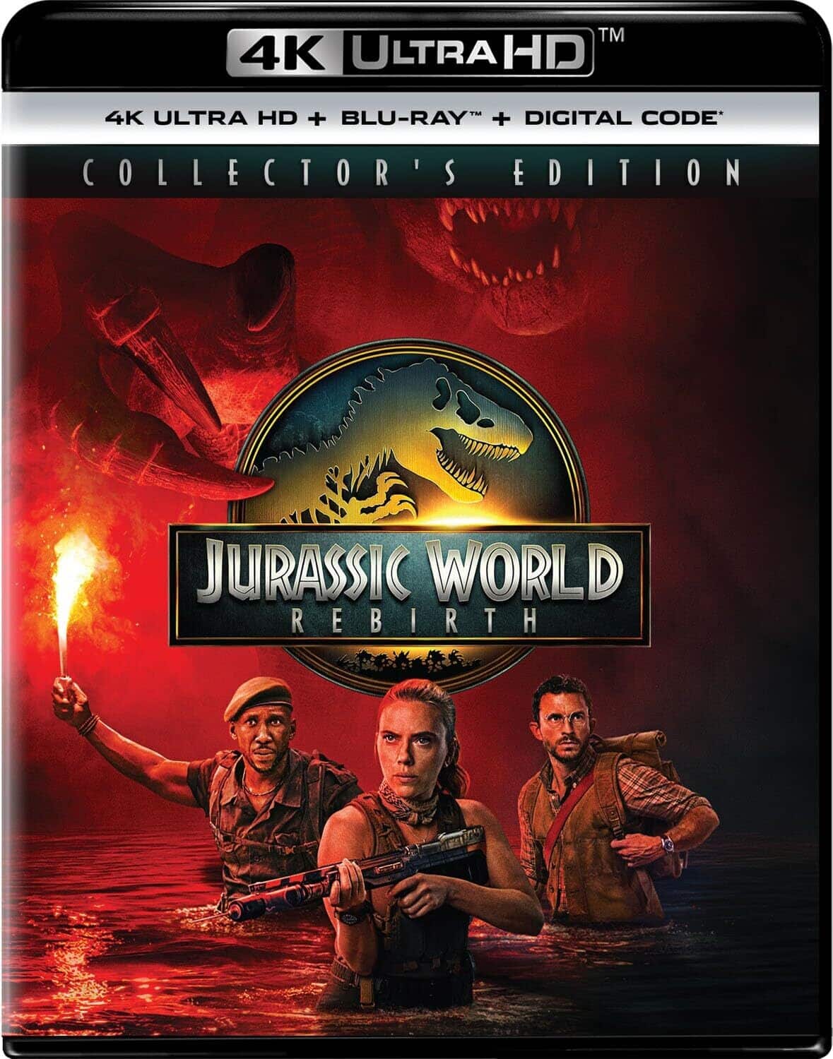 Front. Jurassic World Rebirth - 4K Blu-Ray.