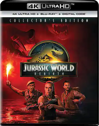 Front. Jurassic World Rebirth - 4K Blu-Ray.