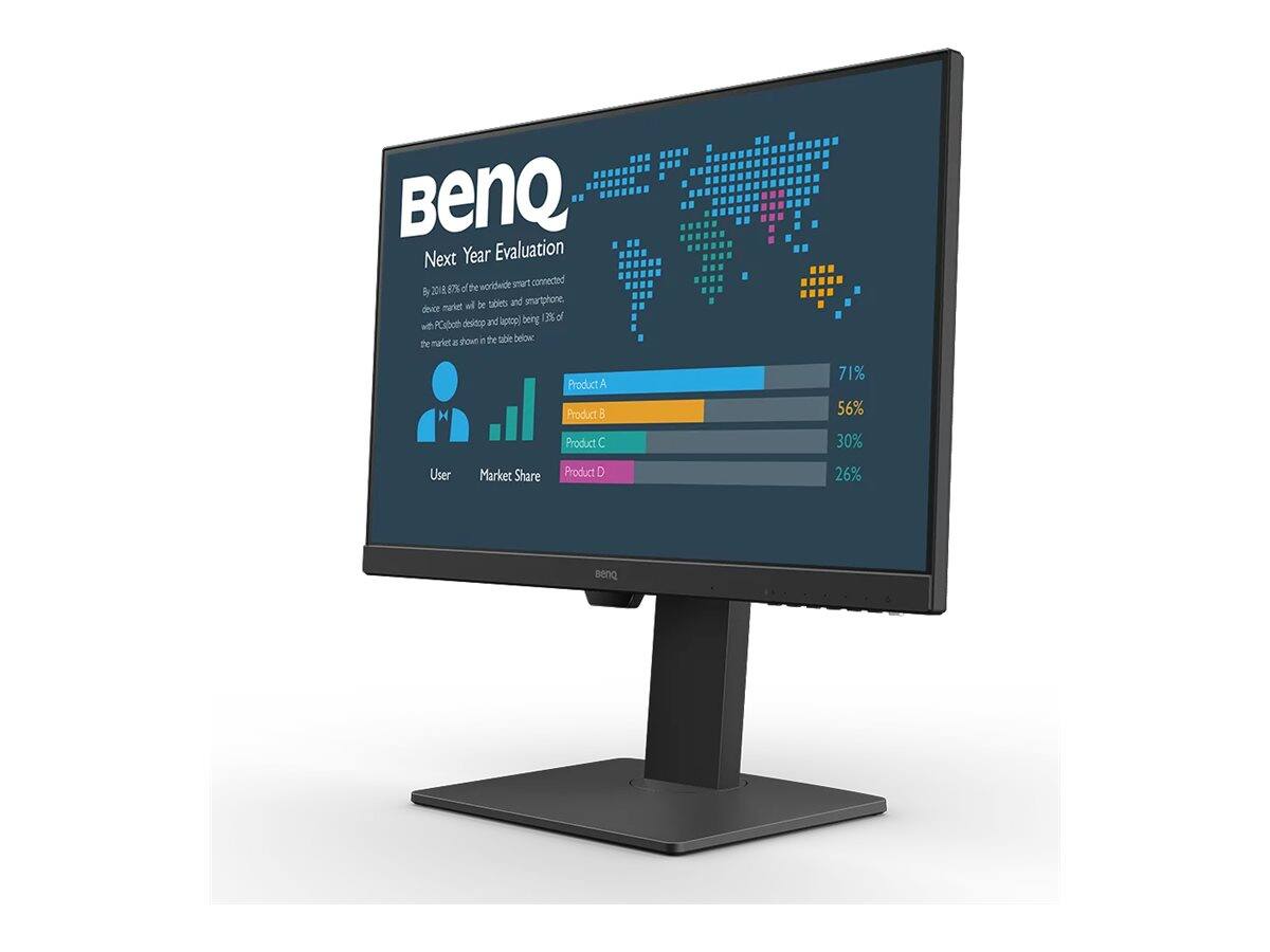 BenQ Evaluation Next Year

By 2018, 87% of the worldwide smart connected device market will be tablets and smartphones, with PCs (desktop and laptop) being 13% of the market as shown in the table below.

| Product | User Market Share |
|---------|------------------|
| Product A | 71% |
| Product B | 56% |
| Product C | 30% |
| Product D | 26% |