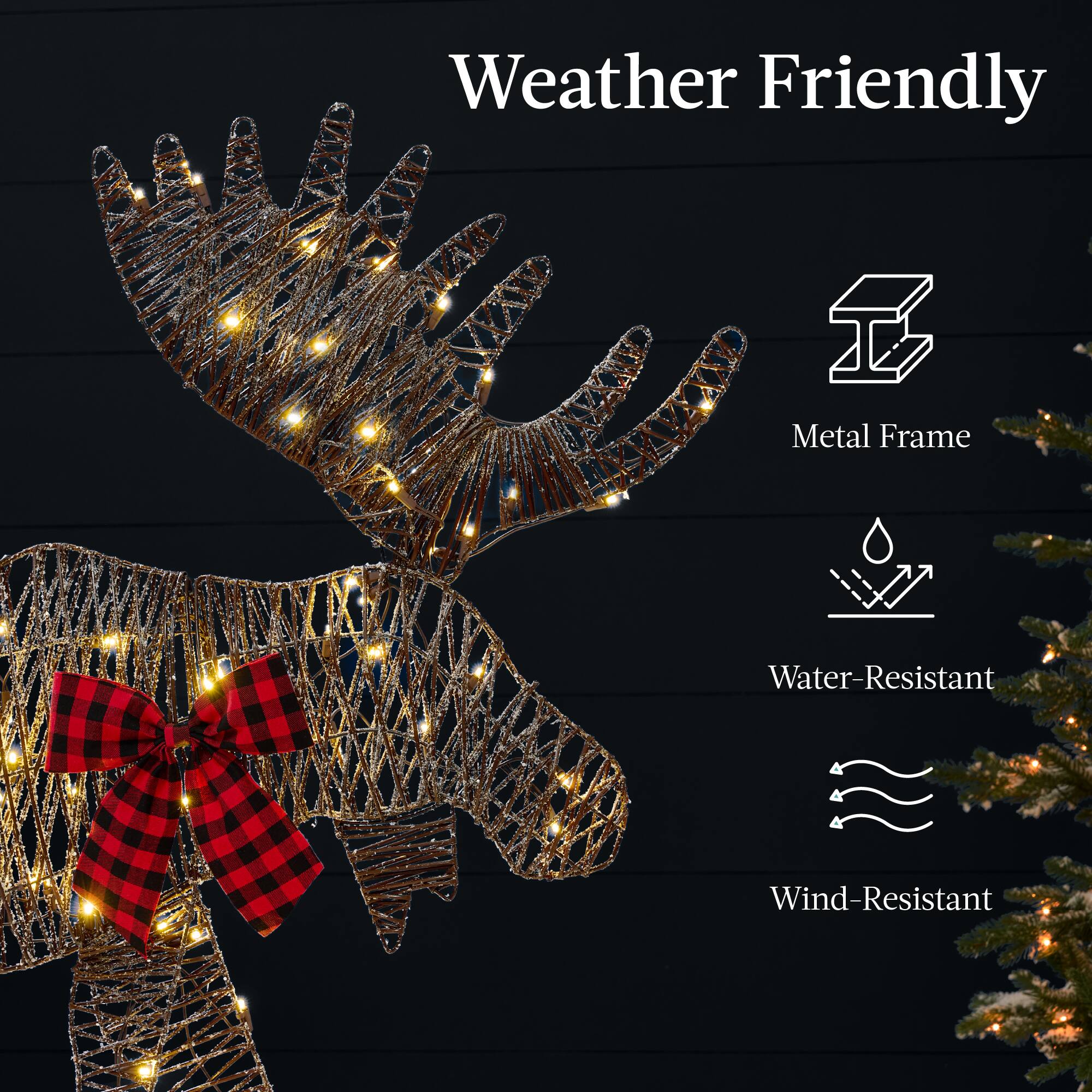 Weather Friendly

- Metal Frame
- Water-Resistant
- Wind-Resistant