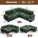 Dimension
x4
1750 LBS
Sofa
85" x 85" x 35" x 30.5"
18" x 20" x 20" x 18.5"
45" x 45"
Lounge
42" x 45"
Bed
71" x 65"
