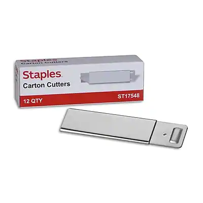 Staples Carton Cutters
12 QTY
ST17548
