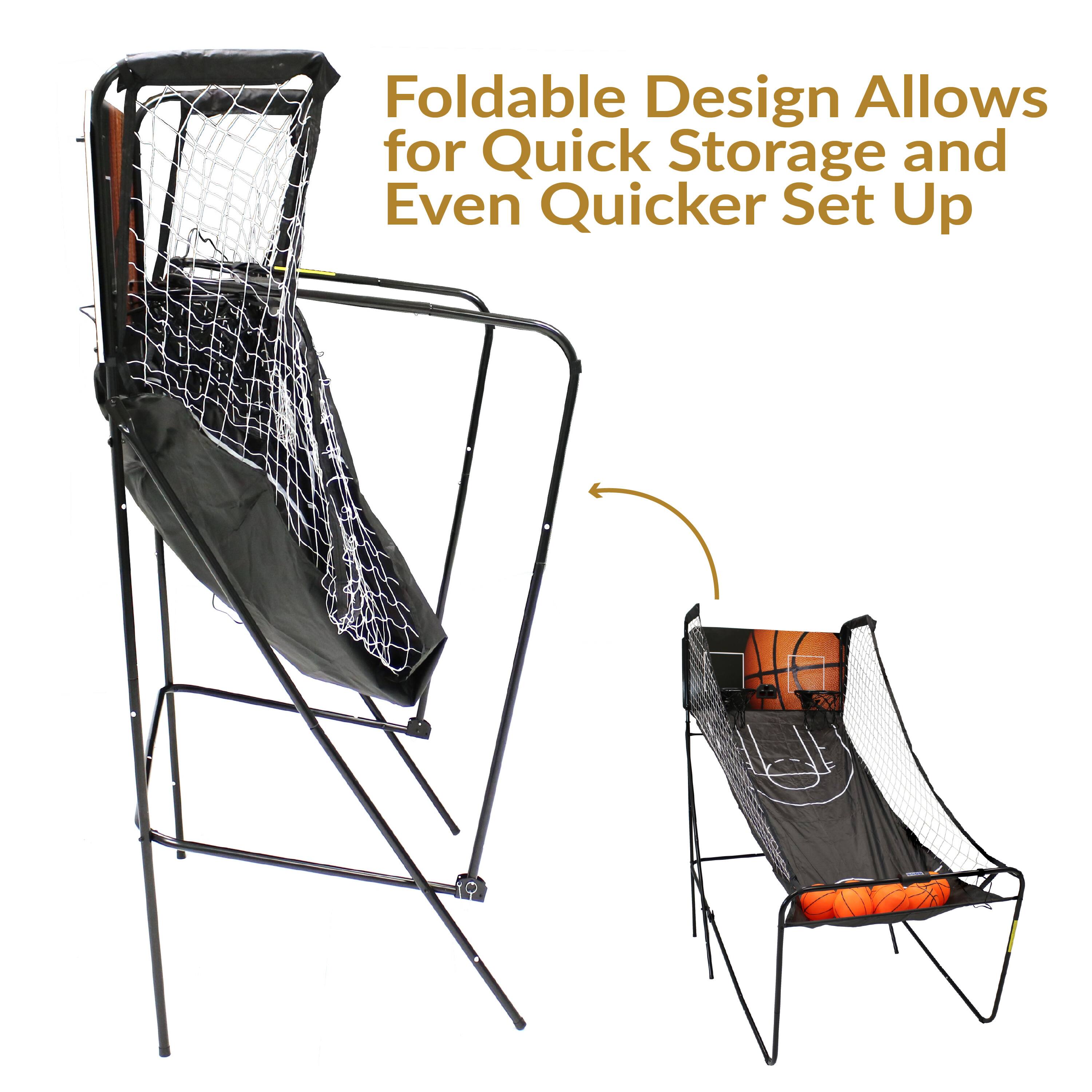 Foldable Design Allows for Quick Storage and Even Quicker Set Up