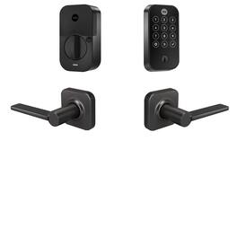 Yale - Assure Lock 2 Touch with Wi-Fi and Valdosta Lever - Black Suede