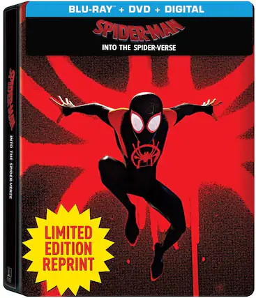 Front. Spider-Man: Into the Spider-Verse (Steelbook) - BLU-RAY.