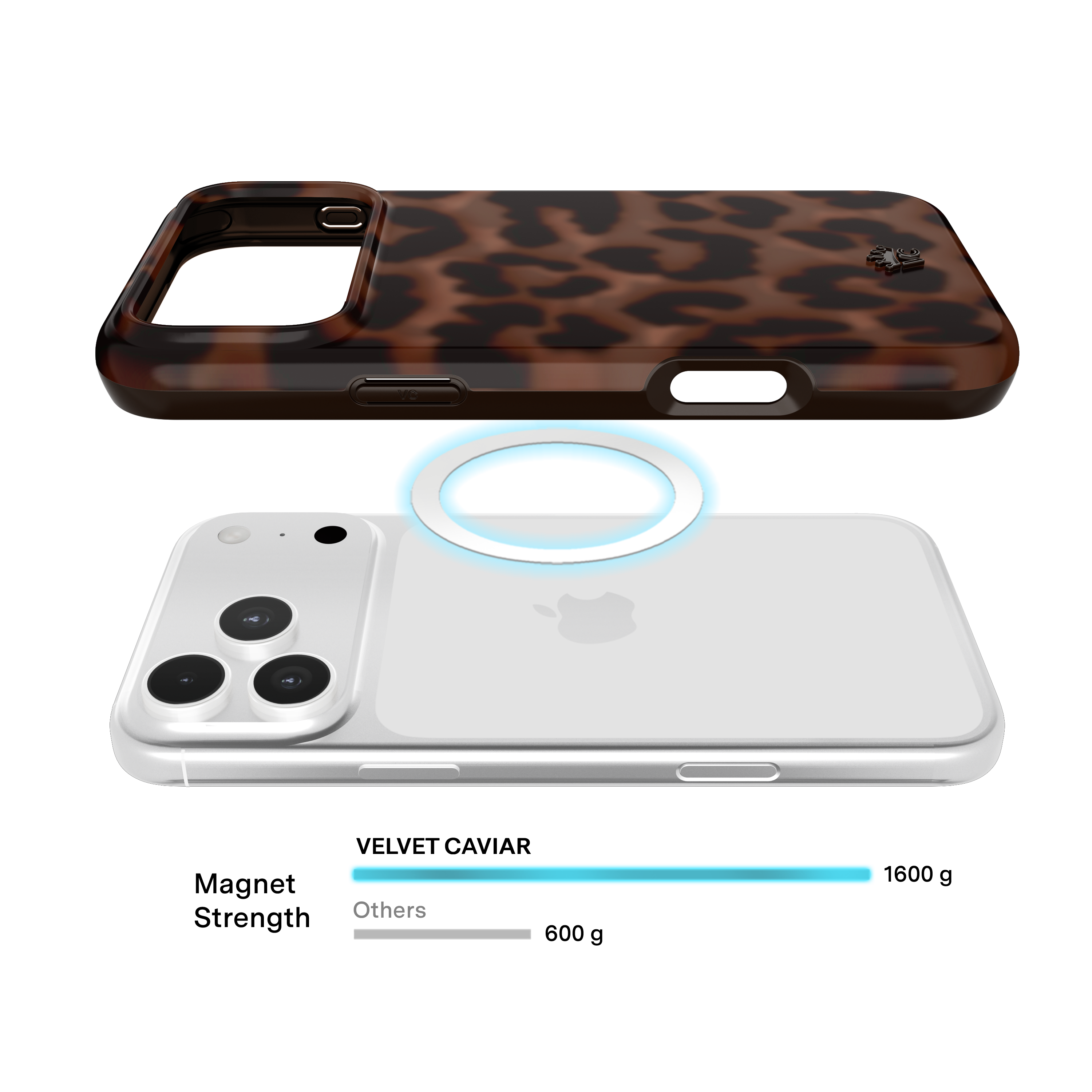 Back. VELVET CAVIAR - Velvet Caviar MagSafe Case for Apple iPhone 17 Pro Max - It Girl Leopard - It Girl Leopard.