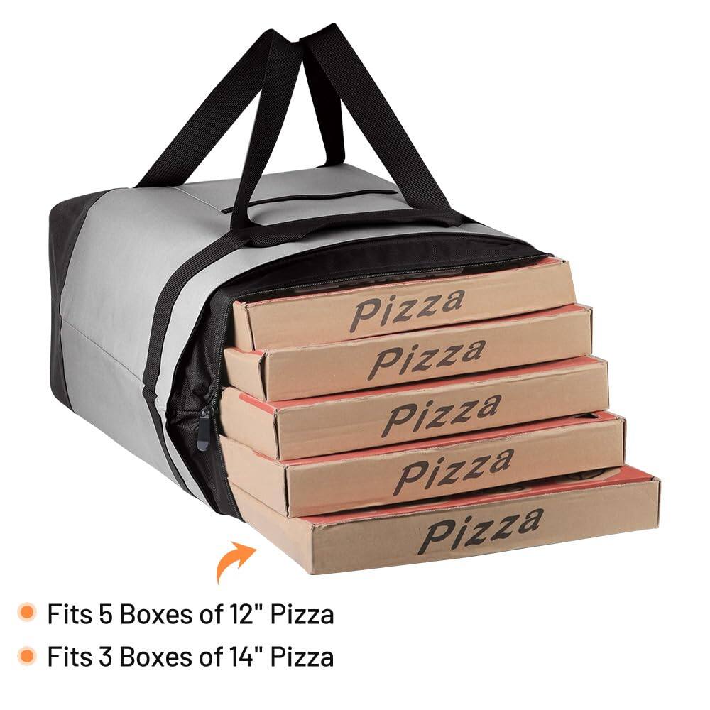 Pizza Pizza Pizza Pizza Pizza

Fits 5 Boxes of 12" Pizza

Fits 3 Boxes of 14" Pizza
