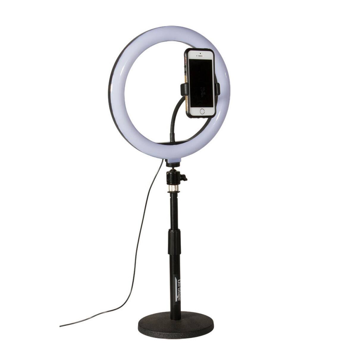 Alt View 1. On Stage Stands - On-Stage VLD360 10" LED Ring Light Kit.