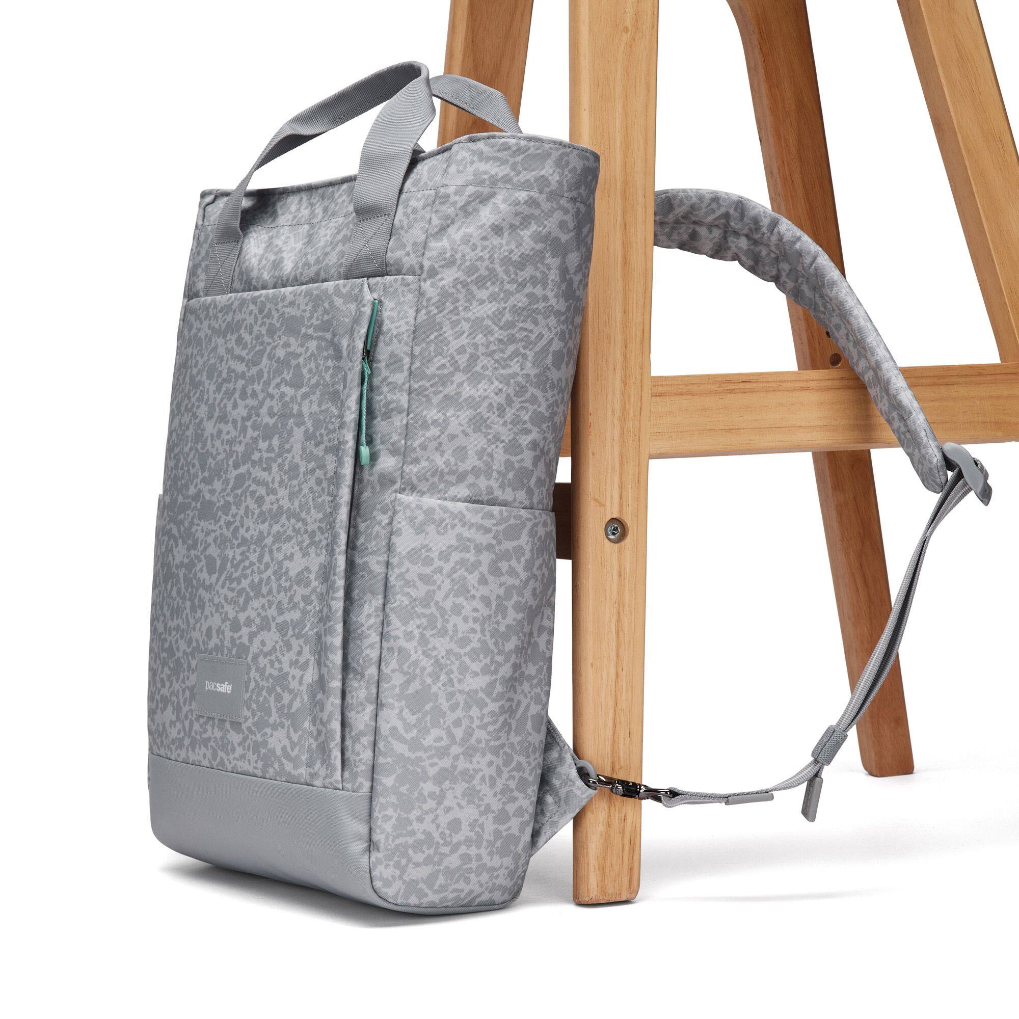 Alt View 3. Pacsafe - GO Totepack - Meteor Ice.