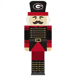 Fan Creations - Georgia Bulldogs 31'' Nutcracker Leaner - Multicolor