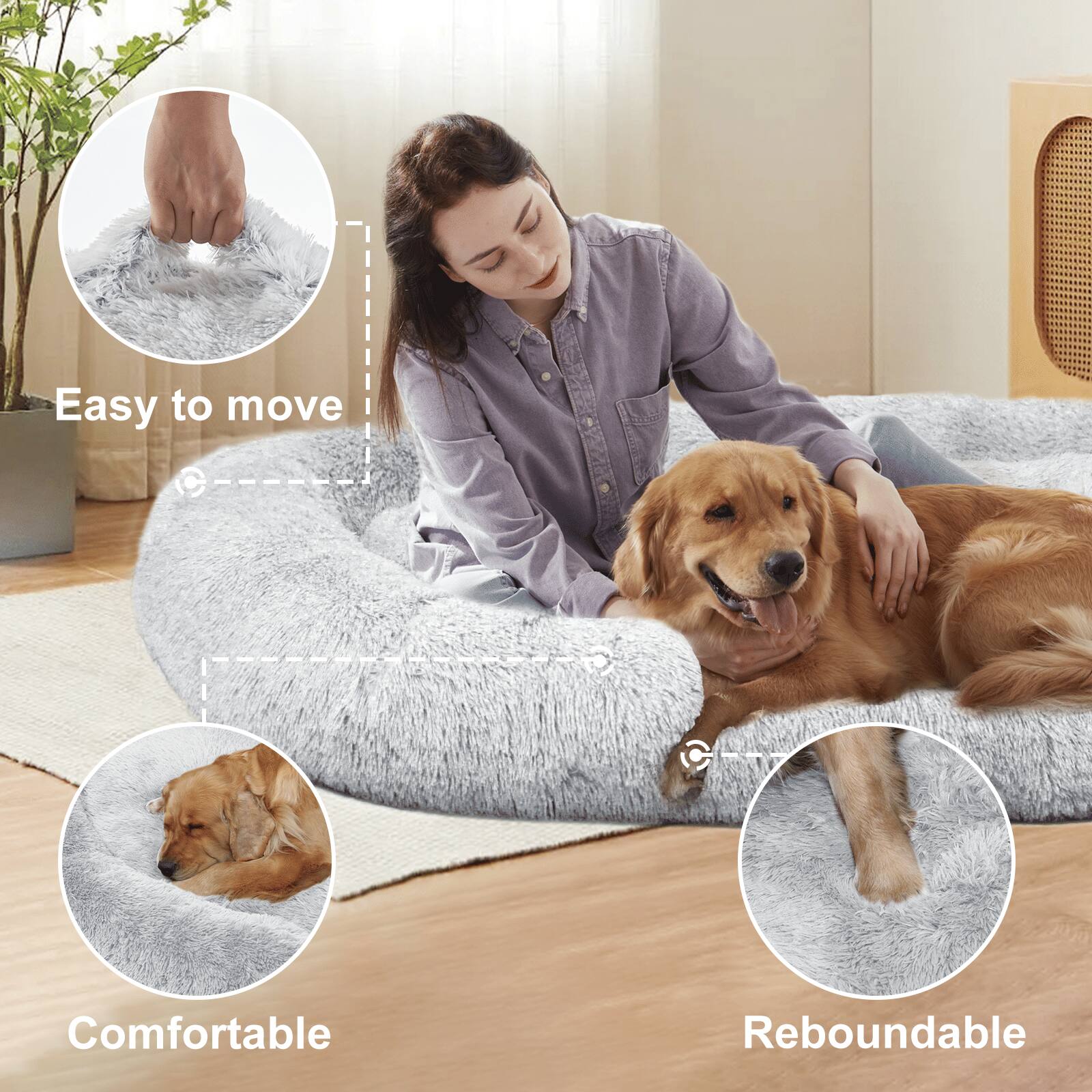 Easy to move  
Comfortable  
Reboundable