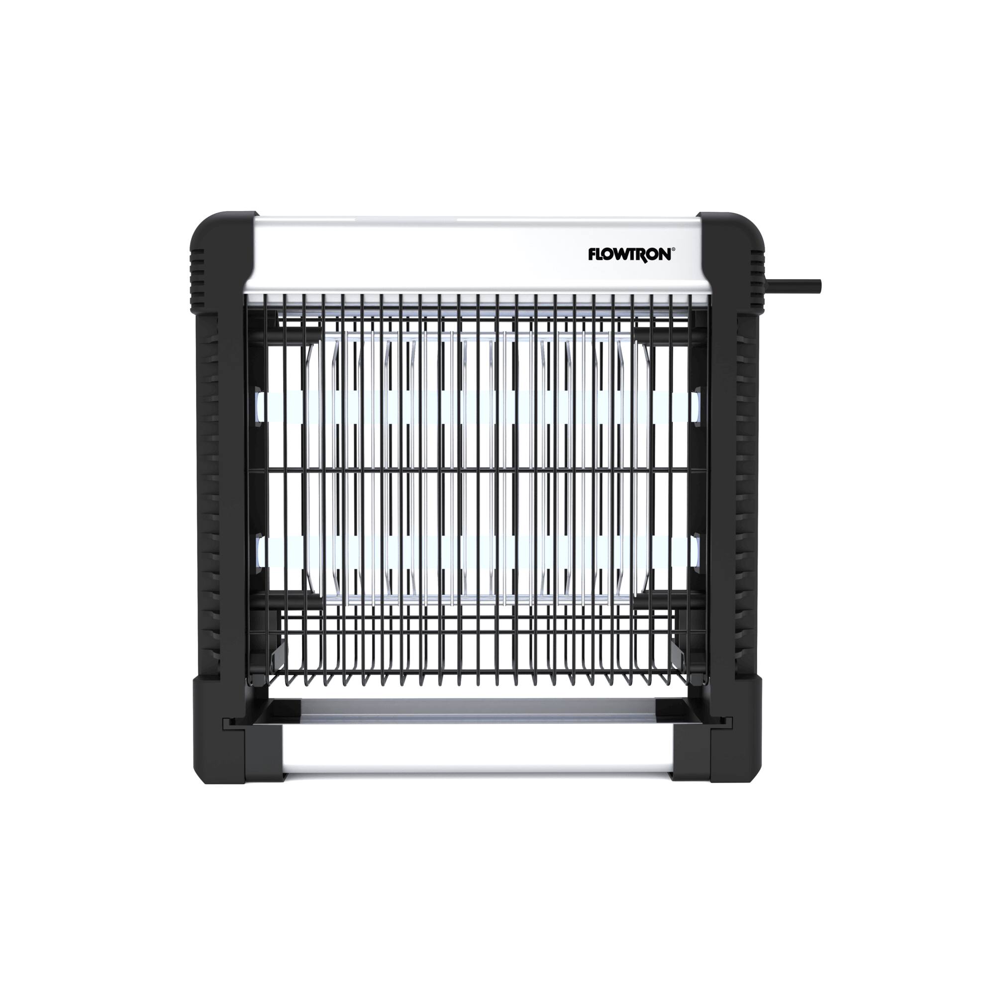 Alt View 2. Flowtron - Indoor Bug Zapper with 3000V Power, LED Lamp, 10W UV Bulbs & Easy-Clean Shock Grid - Black.