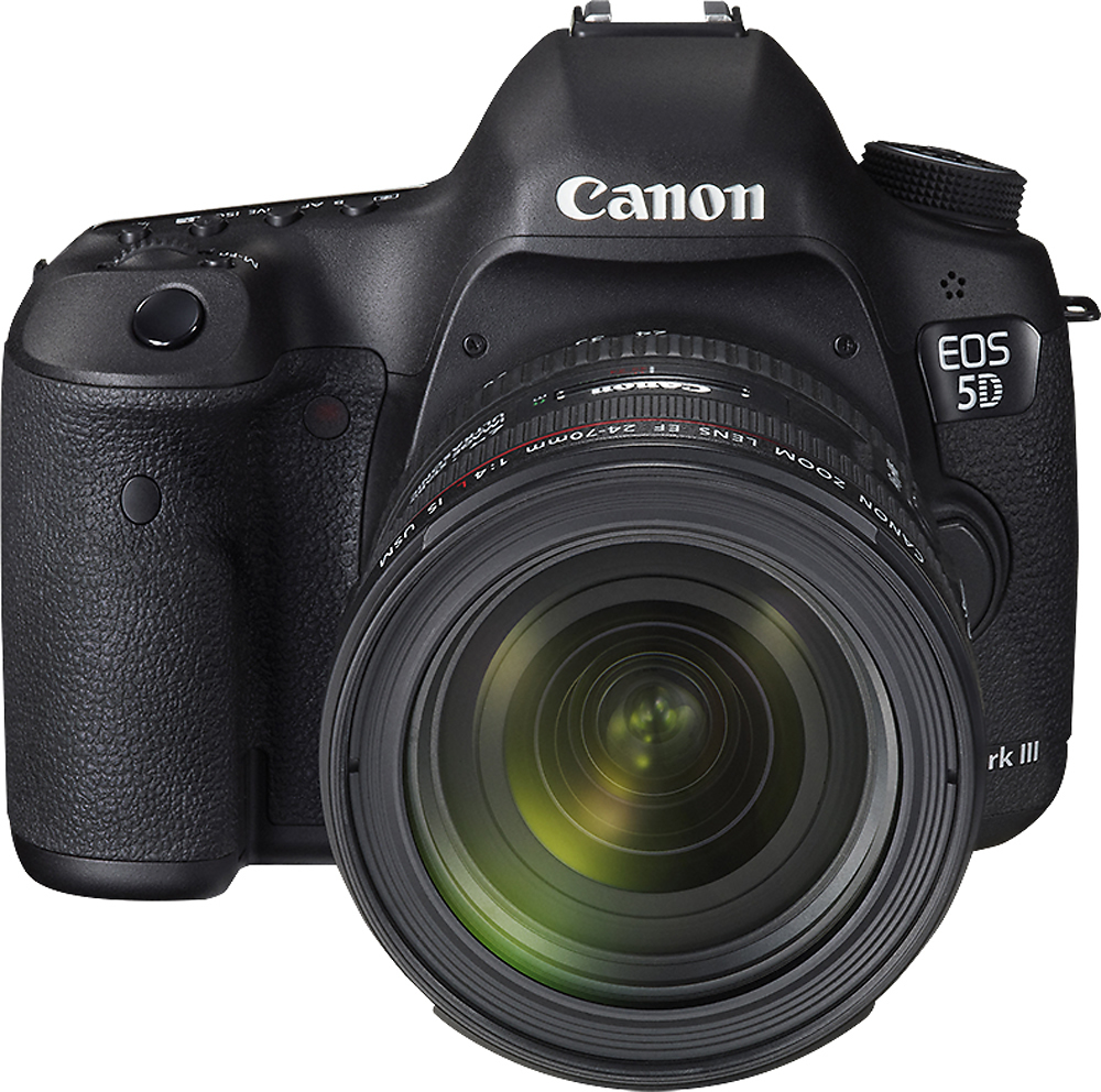 De databank touw explosie Canon EOS 5D Mark III DSLR Camera with 24-70mm f/4L IS Lens Black 5260B054  - Best Buy