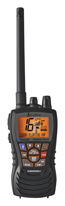 Cobra VHF Handheld Radio Black MRHH500FLTBT - Best Buy