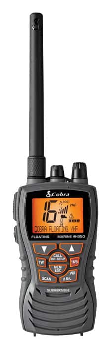 Alt View 11. Cobra - VHF Handheld Radio - Gray.