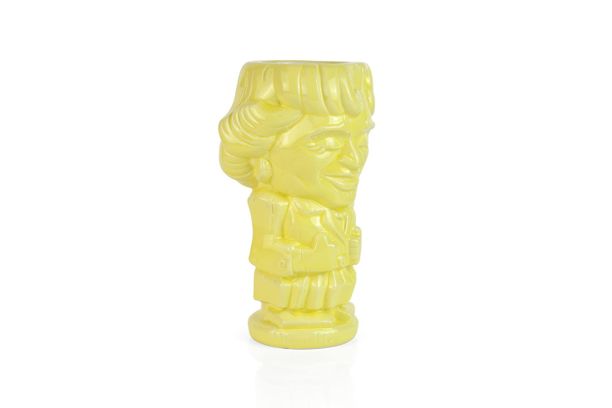 Alt View 1. ThinkGeek - Geeki Tikis The Golden Girls Rose Ceramic Tiki Style Mug | Holds 16 Ounces - Yellow.