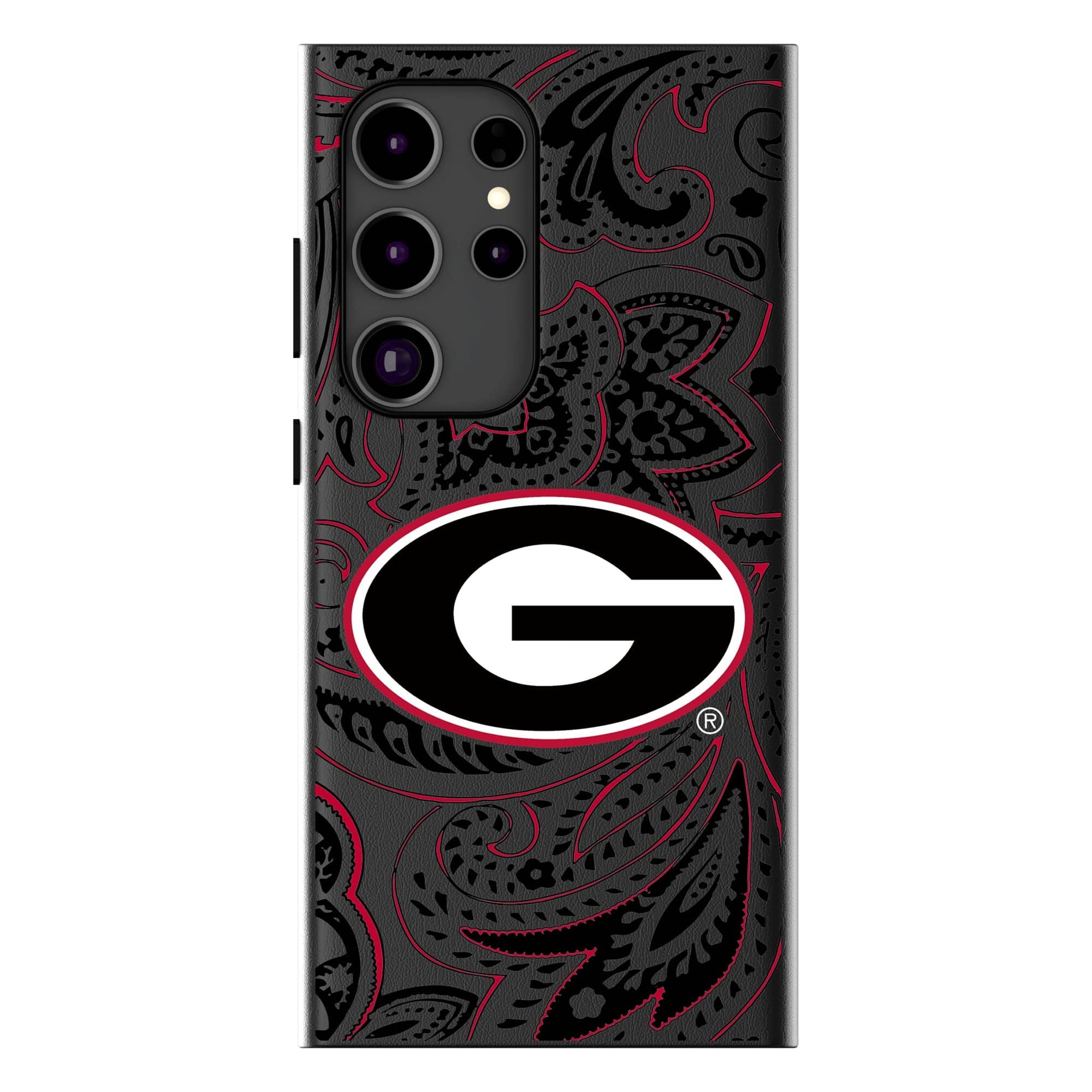 Keyscaper - NCAA - Georgia Bulldogs Paisley Galaxy Magnetic Bump Case - S25 - Black price history on PriceWatchPro