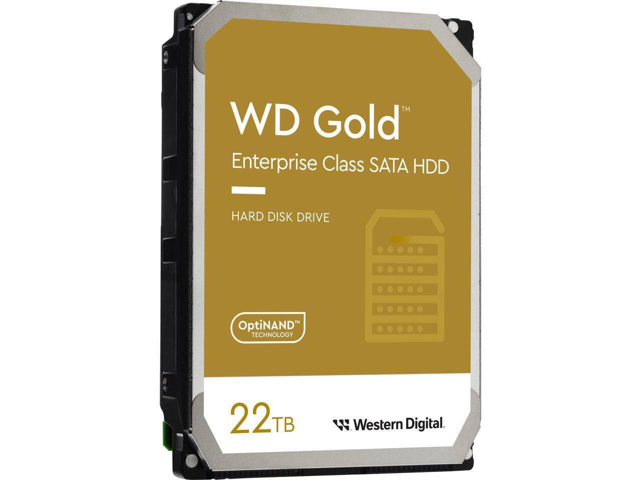 Western Digital WD Gold WD221KRYZ 22 TB Hard Drive 3.5