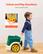 Unlock and Play Anywhere
With a pushable handle
unlock
Rotating Toy Jack Stand