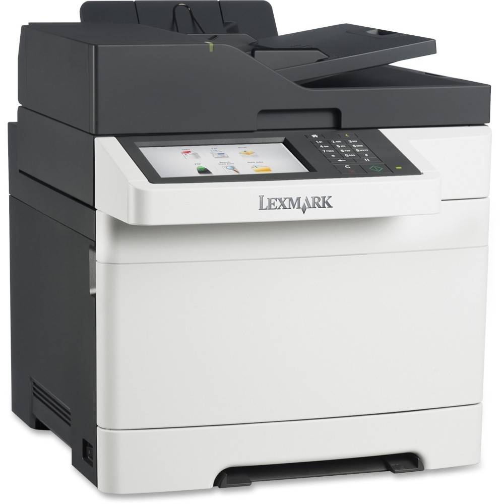 Planlagt Uartig Højde Best Buy: Lexmark Laser Multifunction Printer Color Plain Paper Print  Desktop Gray CX510DE