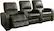 Angle Standard. TheaterSeatStore - Director 3-Seat Straight Leather Home Theater Seating.