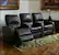 Alt View Standard 1. TheaterSeatStore - Director 3-Seat Straight Leather Home Theater Seating.