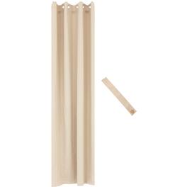 Sunnydaze - Room Darkening Curtain Panel - 52 in x 120 in - Beige