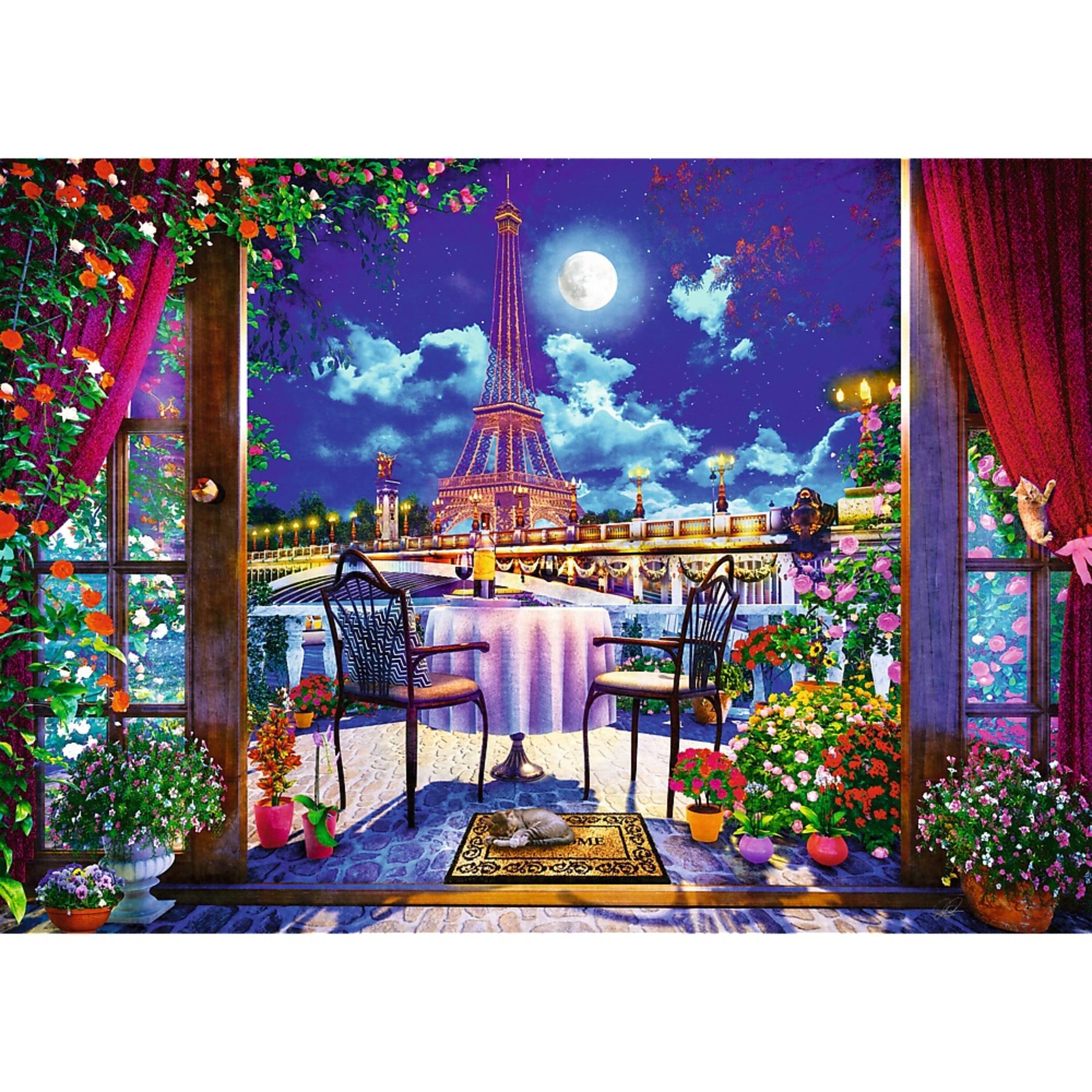 Alt View 1. Trefl - Trefl Premium Plus 1000 Piece - Parisian Moonlight.