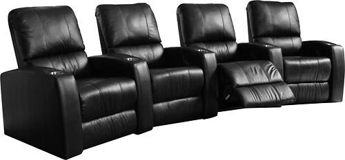 Angle Standard. TheaterSeatStore - Director 4-Seat Curved Leather Home Theater Seating.