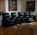 Alt View Standard 1. TheaterSeatStore - Director 4-Seat Curved Leather Home Theater Seating.