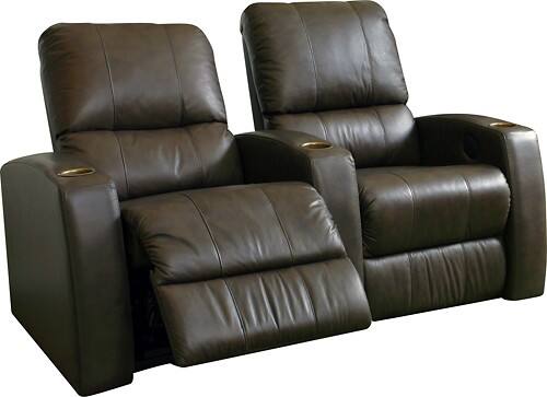 Angle Standard. TheaterSeatStore - Director 2-Seat Straight Leather Home Theater Seating.