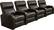 Angle Standard. TheaterSeatStore - Studio 4-Seat Straight Leather Home Theater Seating.