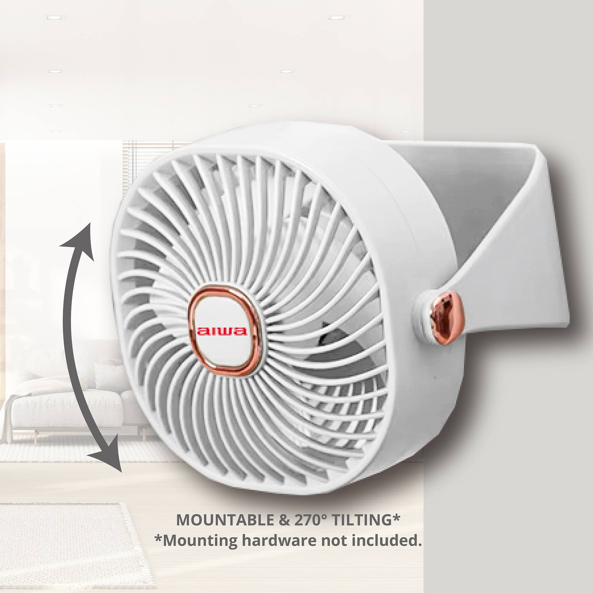 alwa

MOUNTABLE & 270° TILTING*  
*Mounting hardware not included.