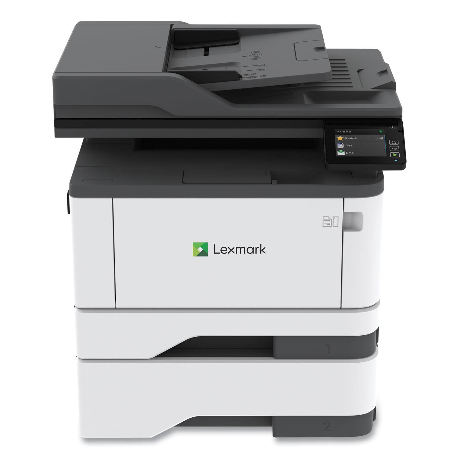 Alt View 2. Lexmark - 29S0500 MFP Copy/Fax/Print/Scan Mono Laser Printer - White|Black.